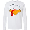 thumbnail image 3 of Inktastic Thanksgiving Goofball Turkey Face Long Sleeve T-Shirt, 3 of 5