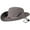 Grey, variant on Boonie Hat Fishing Hat, Foldable Cowboy Style Bucket Hat Sun Hat UV Protection Wide Brim Bucket Cap Adjustable Chin Strap Breathable Safari Hat Jungle Hat for Fishing Camping Hiking, Khaki