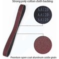 thumbnail image 4 of Sanding Belt, 25 X 762 Mm, Mixed Sanding Belts (3x Grit 80/120/150/240/400) For Belt Sanders15 Pieces, 4 of 4