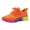 Orange, variant on Dakaela Womens Orthopedic Walking Shoes for Plantar Fasciitis Lightweight Slip on Sneakers Comfortable Color Block Running Tennis Shoe Size 5-10 Blue