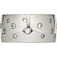 thumbnail image 3 of Stainless Steel Polished Cz 12mm Band (Size 9) Made In China sr571-9, 3 of 5