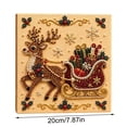 thumbnail image 6 of syligr Reindeer & Gift Christmas Diamond Art for Adults, Vintage Christmas Pearl Art Kits, DIY Pearl Diamond Kit, Winter Bead Crafts Ornament, Xmas Party Decorations for Mantel, Unique Gift/Favors, 6 of 8