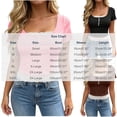 Babcutegg Womens Scoop Neck Blouses Lace Splicing Short Sleeve Button ...