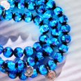 thumbnail image 3 of Blue Astra | .925 Sterling Silver | Solar Glass Bracelet, 3 of 9