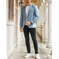 thumbnail image 3 of COOFANDY Mens One Button Casual Blazer - Sport Coat Business Suit Jacket, 3 of 6