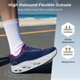 thumbnail image 5 of Artlea Wide Toe Box Walking Shoes for Women Arch Support Sneakers Plantar Fasciitis Orthotic Tennis Shoes for Foot Pain Relief, US Size 10, 5 of 8