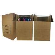 UBoxes Large Corrugated Wardrobe Moving Boxes (Bundle of 3) 24 x 24 x 40