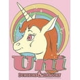 thumbnail image 2 of Girl's Dungeons & Dragons Uni Unicorn Cartoon Graphic Tee Light Pink X Small, 2 of 4