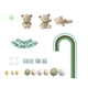 thumbnail image 2 of 23 figuras de ositos para decorar tartas, ideales para cumpleaños, baby showers y proyectos artísticos. Verde, 2 of 8