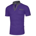 thumbnail image 2 of Men's Solid Color Shirt Color Men's Shirt Short Sleeve Suitable For Casual T Shirt Performance Shirt Night Shirt Night Shirts for Men Sleepwear Mens S Men's Workout Shirts Long Sleeve Cheer Shirt Long, 2 of 4