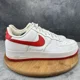 thumbnail image 3 of Ni&ke Air Force 1 Shoes Mens Size 12 White University Red Basketball Sneakers, 3 of 6