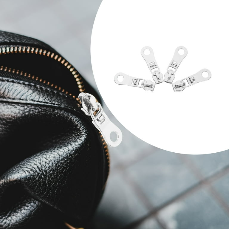 10Pcs Metal Zipper Head Coat Zipper Repair Kit Zipper Slides for Luggage  Bag Accessories