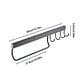 thumbnail image 3 of Gancho de Pared de Aluminio onlyliua para Baño Perforaciones Resistente, 3 of 7