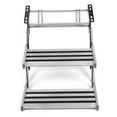 thumbnail image 4 of RV Double Step, Folding Design Saving Space Aluminium Alloy RV Step Caravan Accessory  for RV and Other Modified Vehicles, 4 of 7