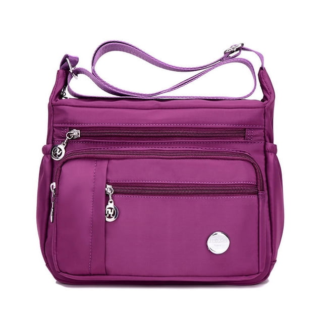 Bolso bandolera de hombro de moda informal para mujer, bolso para madre, bolso de tela Oxford de gran capacidad para mujer de mediana edad y mayores