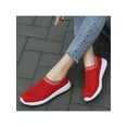 thumbnail image 4 of Eloshman Lady Lightweight Flat Sock Shoes Athletic Breathable Mesh Round Toe Sneakers, 4 of 8
