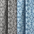 thumbnail image 4 of Mainstays Geo Floral Single Blackout Curtain Panel, 4 of 6