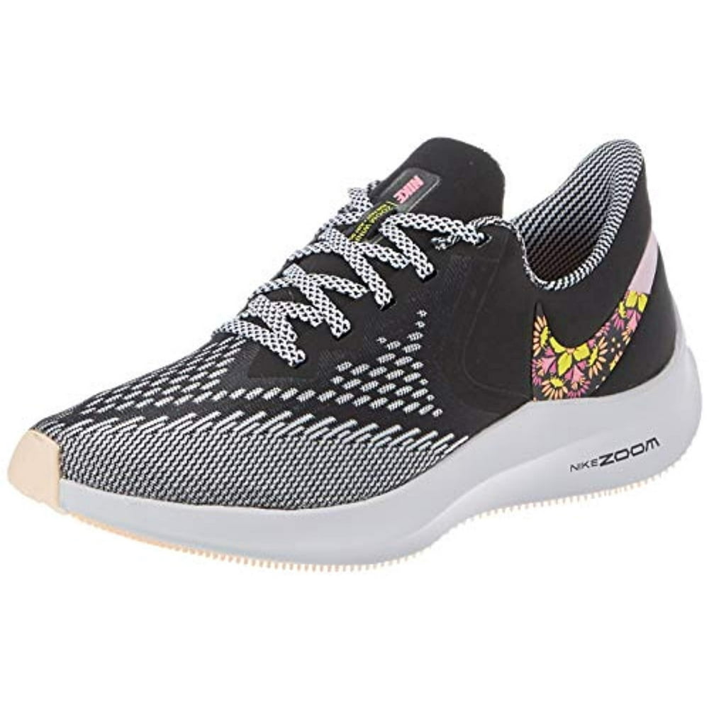 nike shoes with floral swoosh