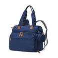 thumbnail image 2 of LeeQinersw Diaper Bag Backpack Travel Bag Large Capacity Wear Resistant with Shoes Compartment Pacifier Case for Clothes Trip Essentials Blue, 2 of 9