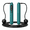 Cyan Grey, variant on Smart Jump Rope with Digital Counter, Corded and Cordless 2-in-1 Fitness Rope, Rechargeable Handle, Steel Speed Rope and Weighted Ball Attachments for Home, Gym, Outdoor Cardio Training