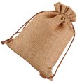 thumbnail image 2 of Inteprter 50 Uds. Bolsa de lino con cordón organizador de joyas bolsa de almacenamiento de té portátil para el hogar Almacenamiento y organización del hogar C 7x9cm Inteprter HA5722-03, 2 of 6