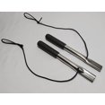 thumbnail image 1 of Extensión de manija de freno para silla de ruedas, 8 pulgadas, con bloqueo de rueda, acero inoxidable, manija extendida, con cordón (1 par), 1 of 5