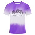 thumbnail image 5 of Los Angeles California Letter Graphic Tees for Men 2026 Summer Casual Short Sleeve Crewneck T Shirts West Coast Streetwear, 5 of 5