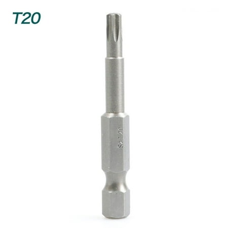 

BAMILL 1pc alloy steel 50mm long Torx screwdriver bit 1/4\\ hexagon handle T5-T40