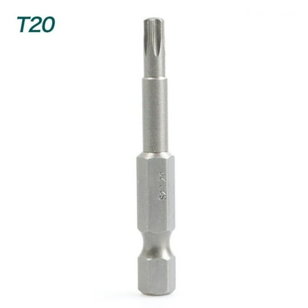 

1pc S2 alloy steel 50mm long Torx screwdriver bit 1/4\ hexagon handle T5-T40