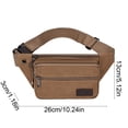 thumbnail image 4 of Viflosae Chest Pack for Men Waist Bag Core Waterproof Nylon Sports Fanny Pack Close Fit Phone Belt Pouch Adjustable Strap Running Hiking Cycling Travel Organizer for Gym Workouts, 4 of 7