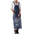 thumbnail image 1 of Robe en Denim pour Femmes Aguichant Robe Décontractée en Denim pour Femmes Aguichant Sans Manches à Fermeture Éclair, 1 of 9