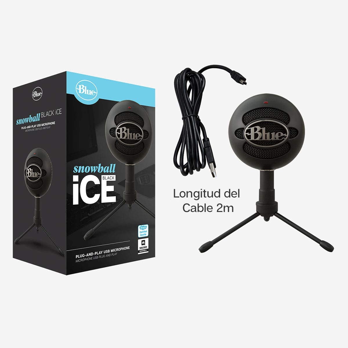 Blue Microphones Snowball iCE Microphone Black - Walmart.com