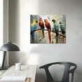 thumbnail image 3 of Nawypu Parrot Pictures Canvas Wall Art - Tropical Macaw birds Decorations for Home Decor Framed, 3 of 4