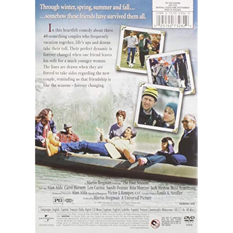 Universal Studios, DVD, The Four Seasons, Feature Drama Comedy