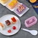 thumbnail image 4 of Bewildely Molde antiadherente para hacer Sushi resistente al desgaste con cuchara de arroz pequeña herramienta de prensa de alimentos Cocina y Comedor, 4 of 6