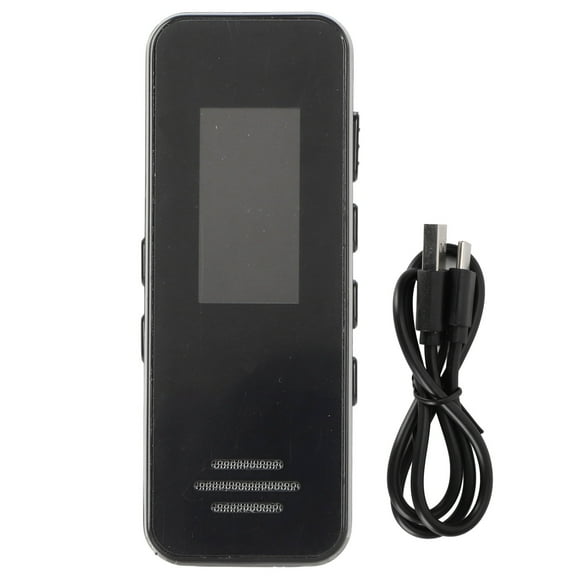 32GB Digital Voice Recorder Portable Back Clip Bluetooth 5.2 MP3 Player Recorder with 0.96 Inch HD Screen
