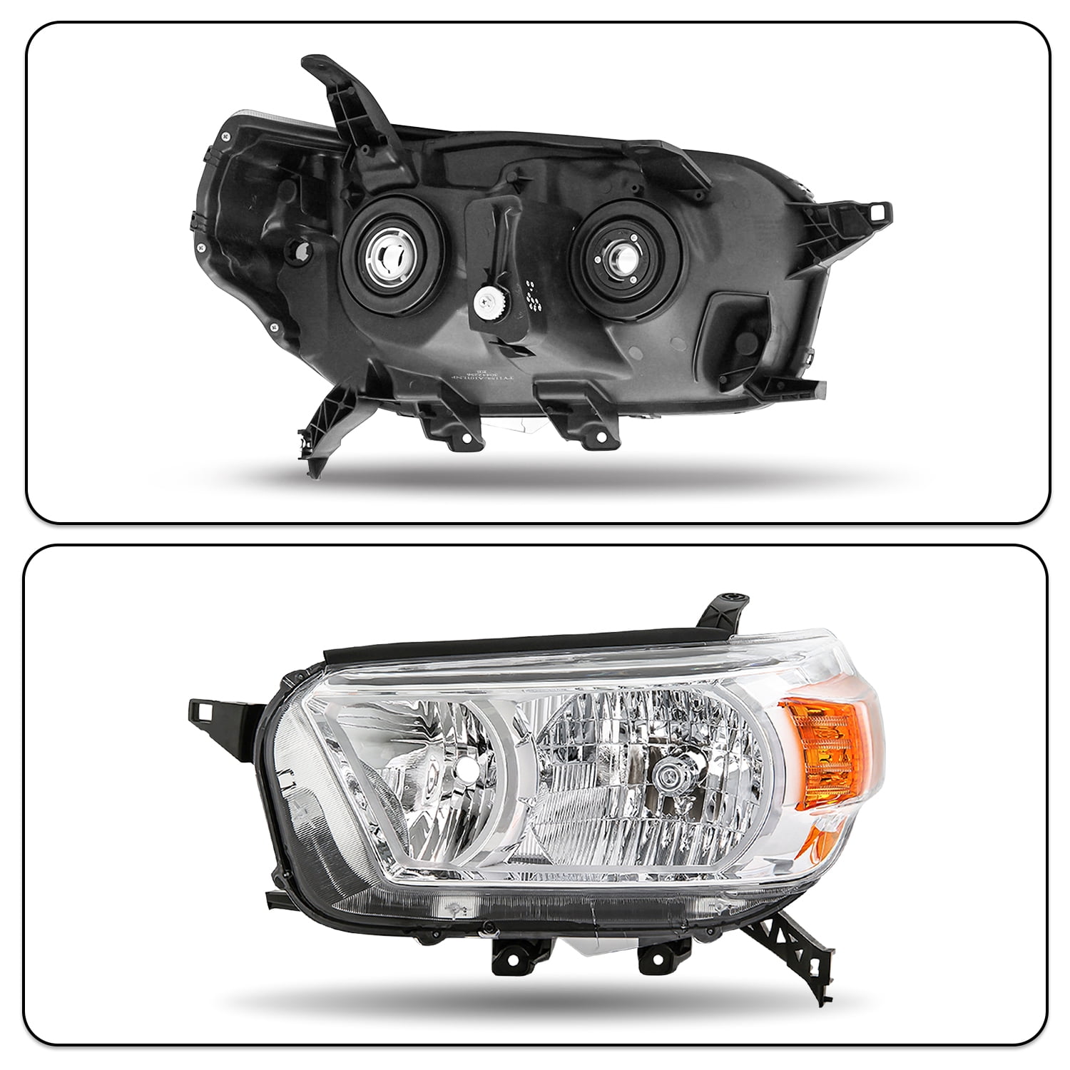 For 2010-2013 Toyota 4Runner Assembly Headlights  LH+RH Set