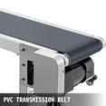 thumbnail image 6 of VEVOR PVC Two-Way Belt Conveyor, 59×15.7 inch Motorized Conveyor Industrial Transport Conveyor, w/Double Guardrails Anti-Static Adjustable Conveyor Table Electric Handling, 6 of 9