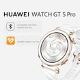 thumbnail image 2 of HUAWEI Watch GT 5 Pro 42mm Smartwatch (GPS), Sharp-Edged Design, hasta 7 Días de BaterÍa, Monitoreo Deportivo a Nivel Profesional, Seguimiento de la Salud, Compatible con iOS y Android, Blanco, 2 of 5