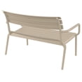 thumbnail image 6 of Compamia Paris Outdoor Bench Taupe, 6 of 6