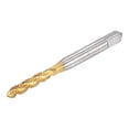 thumbnail image 1 of Unique Bargains 8-32 UNC High Speed Steel Machine 3 Spiral Flutes Thread Tap Titanium Plated, 1 of 5