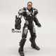 thumbnail image 3 of Figura de Iron Man de Marvel de 3,75 pulgadas, modelo de máquina de guerra, figura de acción de los Vengadores, juguetes, regalos, estatua de anime, colección de figuras, 3 of 5