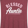 thumbnail image 3 of Instant Message - Blessed Auntie - Women's Racerback Tank Top, 3 of 6