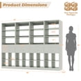 thumbnail image 2 of Homieasy 4-Pack 22" Closet System with Drawers, Customizable Walk-in Closet Organizer Set for Bedroom & Dressing Room,White, 2 of 7