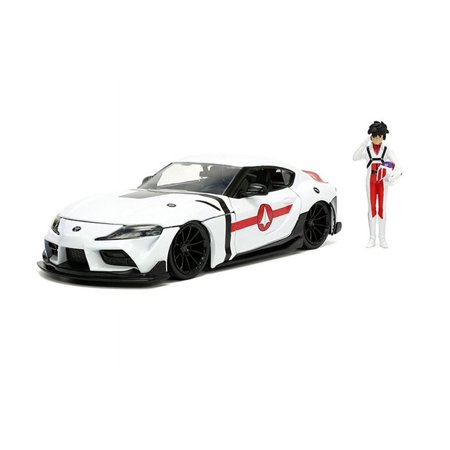 2020 Toyota Supra w/ Rick Hunter Figurine White – Jada Toys 33685 – 1/24 scale Diecast Car 2020 Toyota Supra w/ Rick Hunter Figurine White – Jada Toys 33685 – 1/24 scale Diecast Car