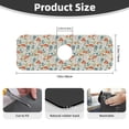 thumbnail image 2 of Kdxio Garden Of Little Bunnies Pattern Non-Slip Diatom Mud Faucet Drain Pad,Self Absorbent Mat for Kitchen Sink for Variety Kitchen & Bathroom Countertops, 2 of 7
