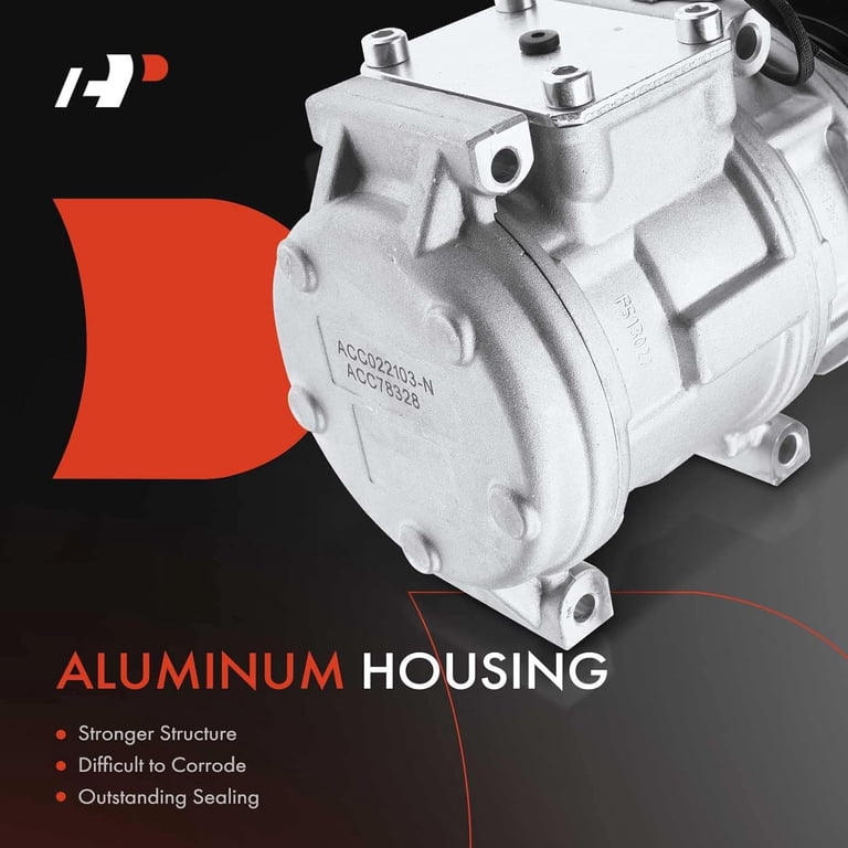 A-Premium AC Compressor With Clutch – Compatible With Acura TL, RL, Legend (10PA20C Type)