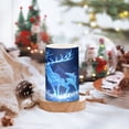 thumbnail image 5 of Electronic Candle Light Combination 3x5In, 3x4In Flameless Candle Plastic Festive Decoration Party Christmas Decoration Blue Elk, 5 of 7