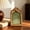 5" x 7", variant on Vintage Gold Embossed Arch Resin Photo Frame, Green Velvet Lined Backing, Vintage Floral Scroll Tabletop Picture Display for Bedroom and Living Room Decor