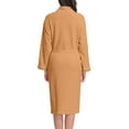 thumbnail image 4 of Plus Size Cotton Robes for Women Fuzzy Women's Nightgowns & Sleepshirts Oversize Length Women's Sleepwear House Womens Robe Yellow, 4 of 8